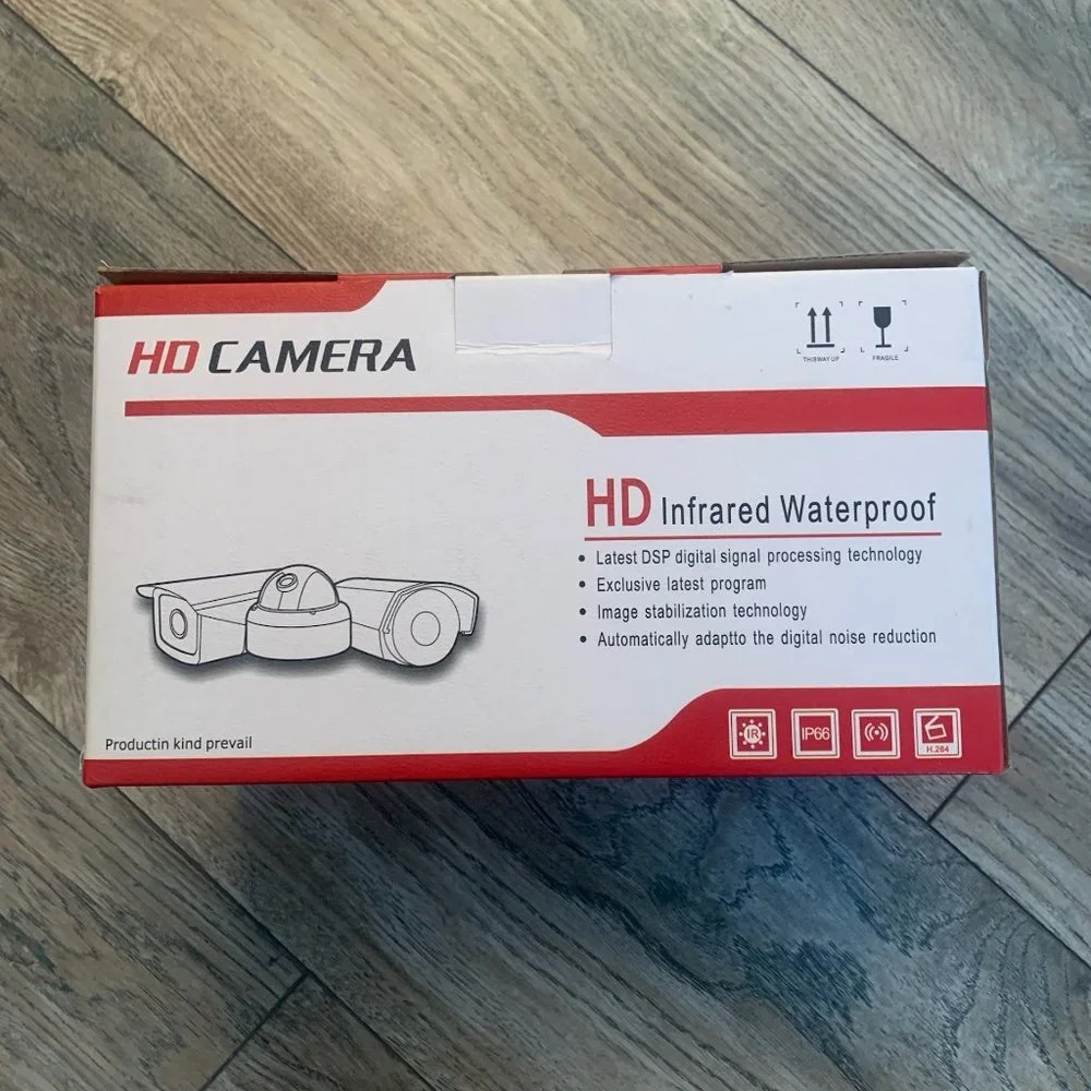 NWT YILO HD INFRARED WATERPROOF 2 PIECE 2.4GHZ & 5GHZ WIFI SMART SECURITY CAMERA